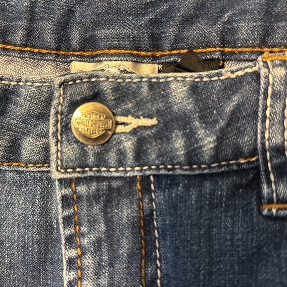 Original Harley Davidson Women's Blue Jeans - Picture 2 of 11